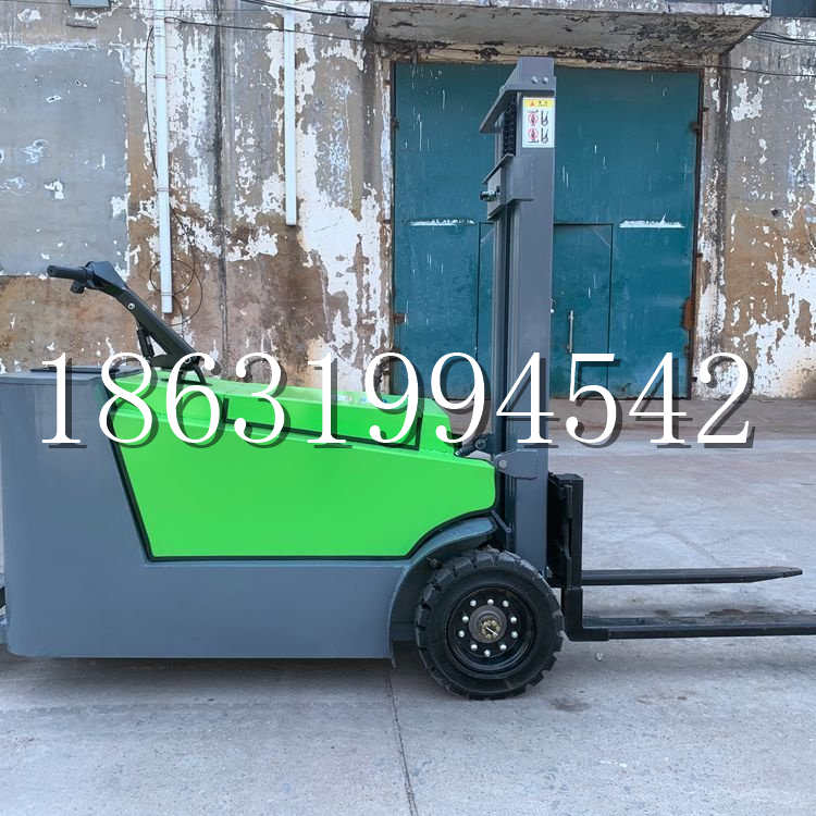 将军区小型电动叉车1吨2吨步行站驾式电瓶堆高充电装卸车液压升降车铲车
